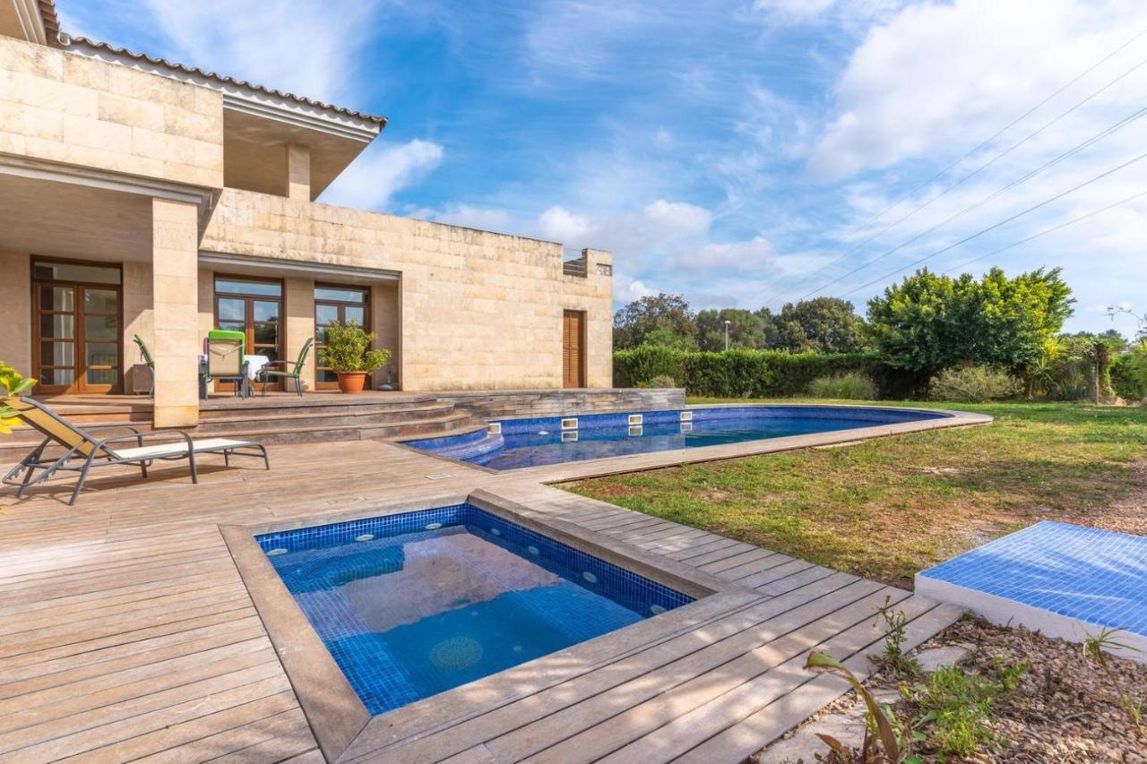 Villa De Lujo Con Piscina, Jacuzzi, Jardin Y Terraza Marratxi Exterior photo